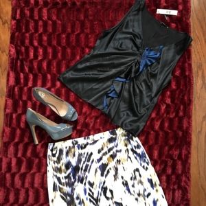 Elie Tahari Ruffled Silk Blouse